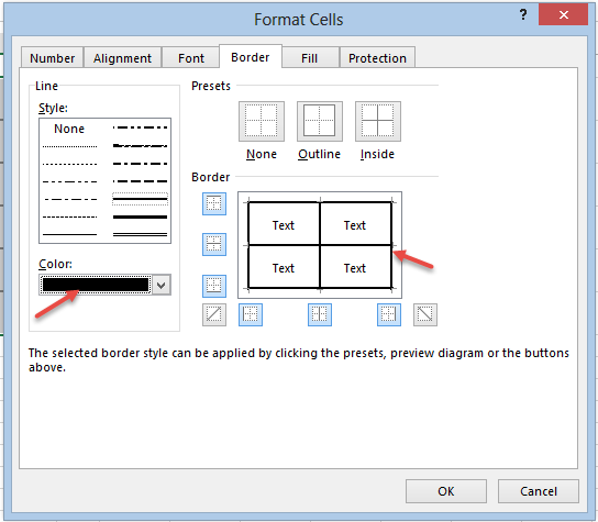 Excel 2013 - problem with border lines (print and view) - Microsoft ...
