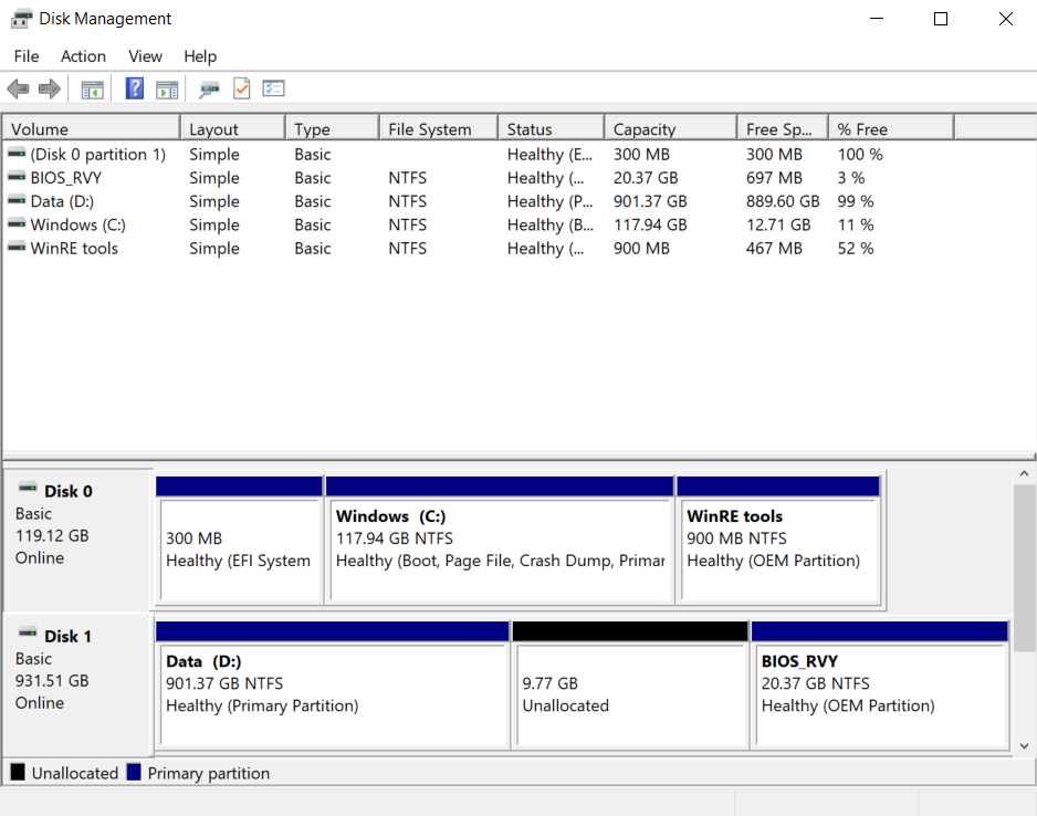 How can I increase the volume size of Disk 0? - Microsoft Community