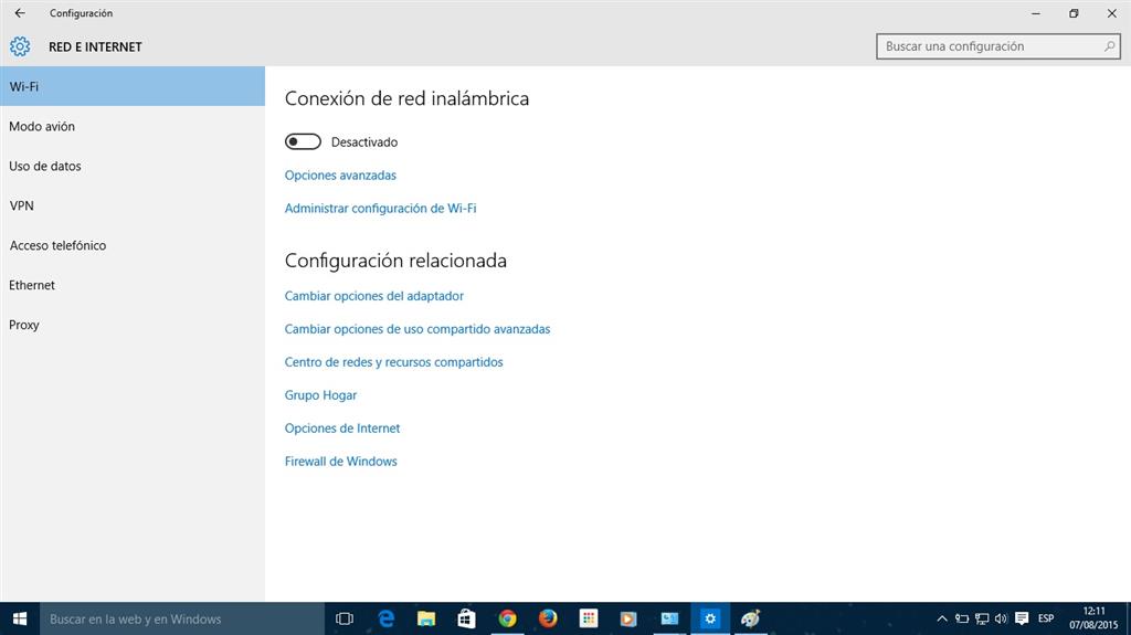 Windows 10 no aparece wifi