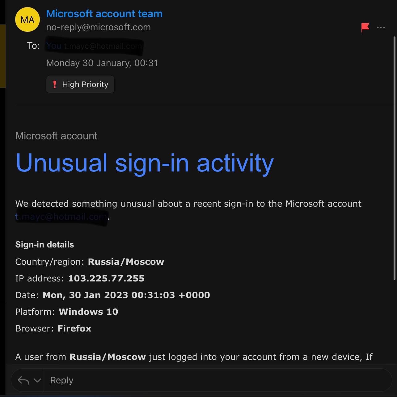 Can I trust email from the Microsoft account team? - Microsoft Support