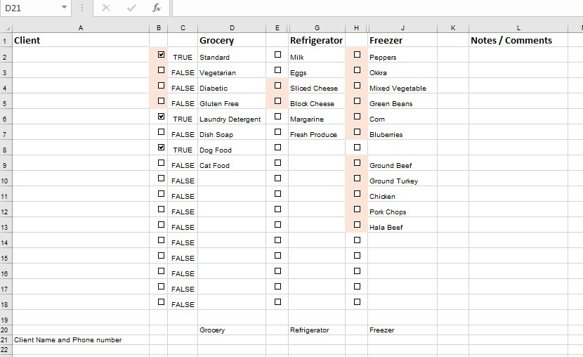 Creating a condensed subset list from items selected in master list ...