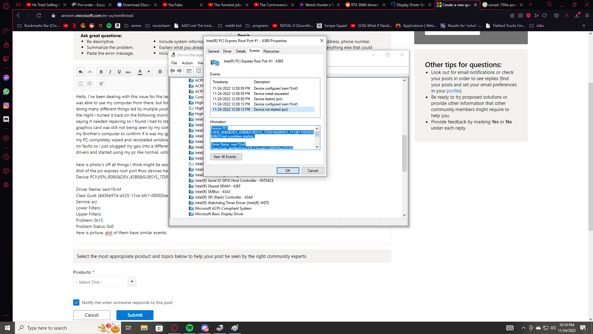 Removing your video card and testing onboard graphics