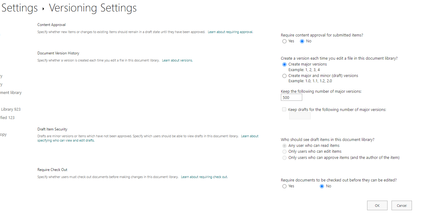 Version History working but not displaying - Microsoft Community