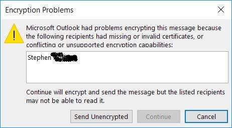 Invalid canary outlook ошибка