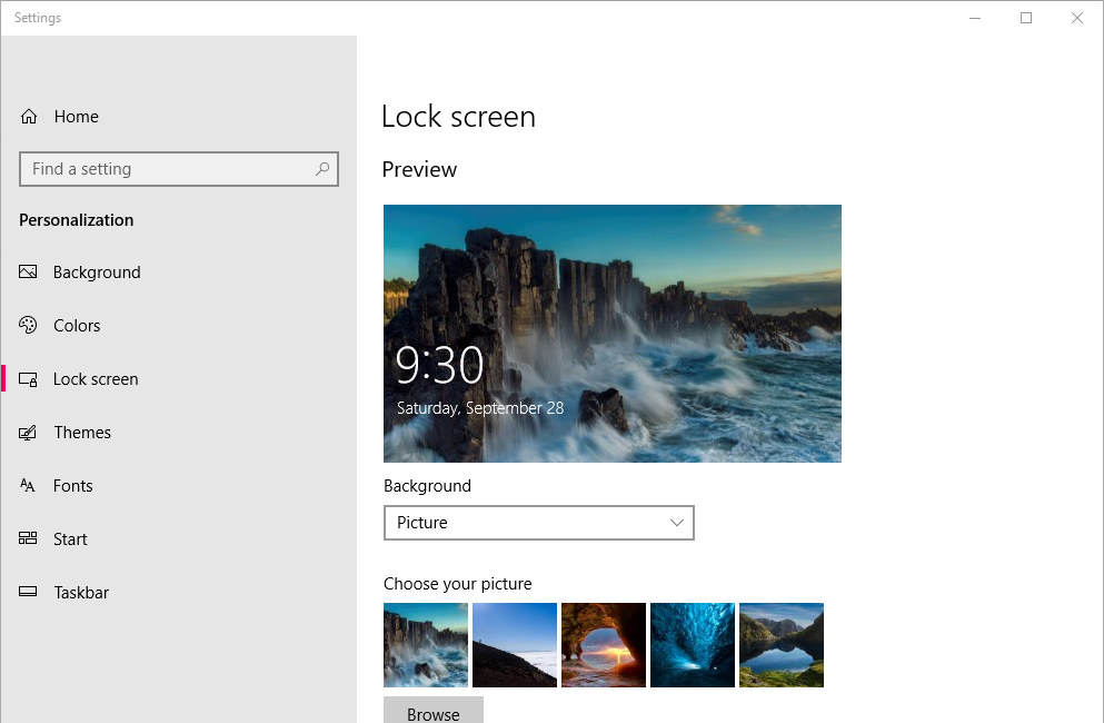 Lock Screen/Welcome screen won't change - Microsoft Community