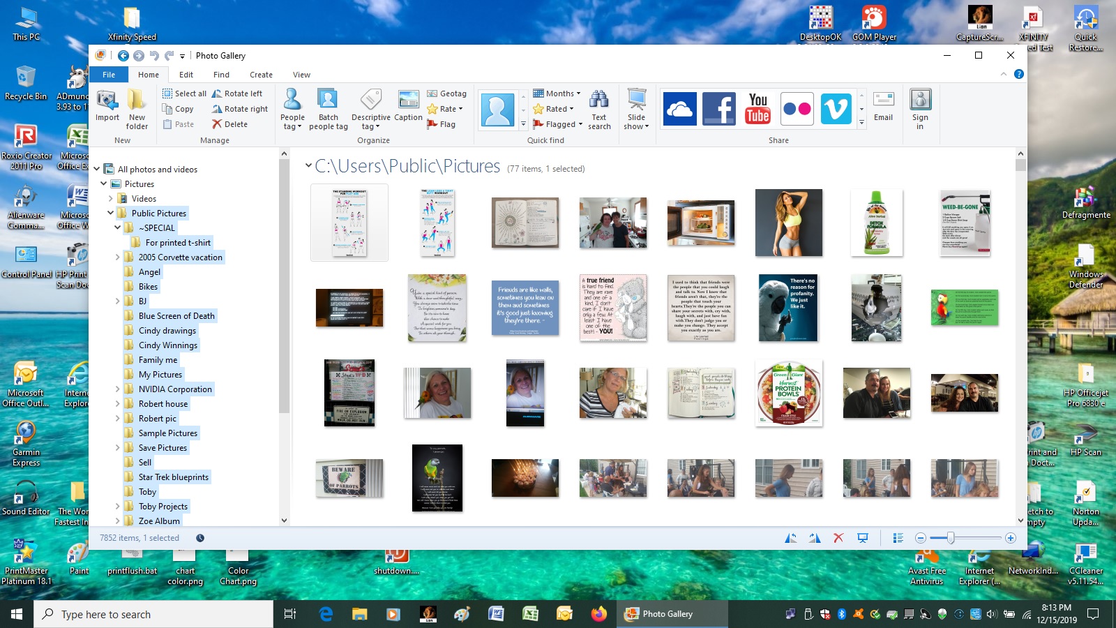 WIndows 10 viewing all my photos like in Windows 7 how to do this - Microsoft Community