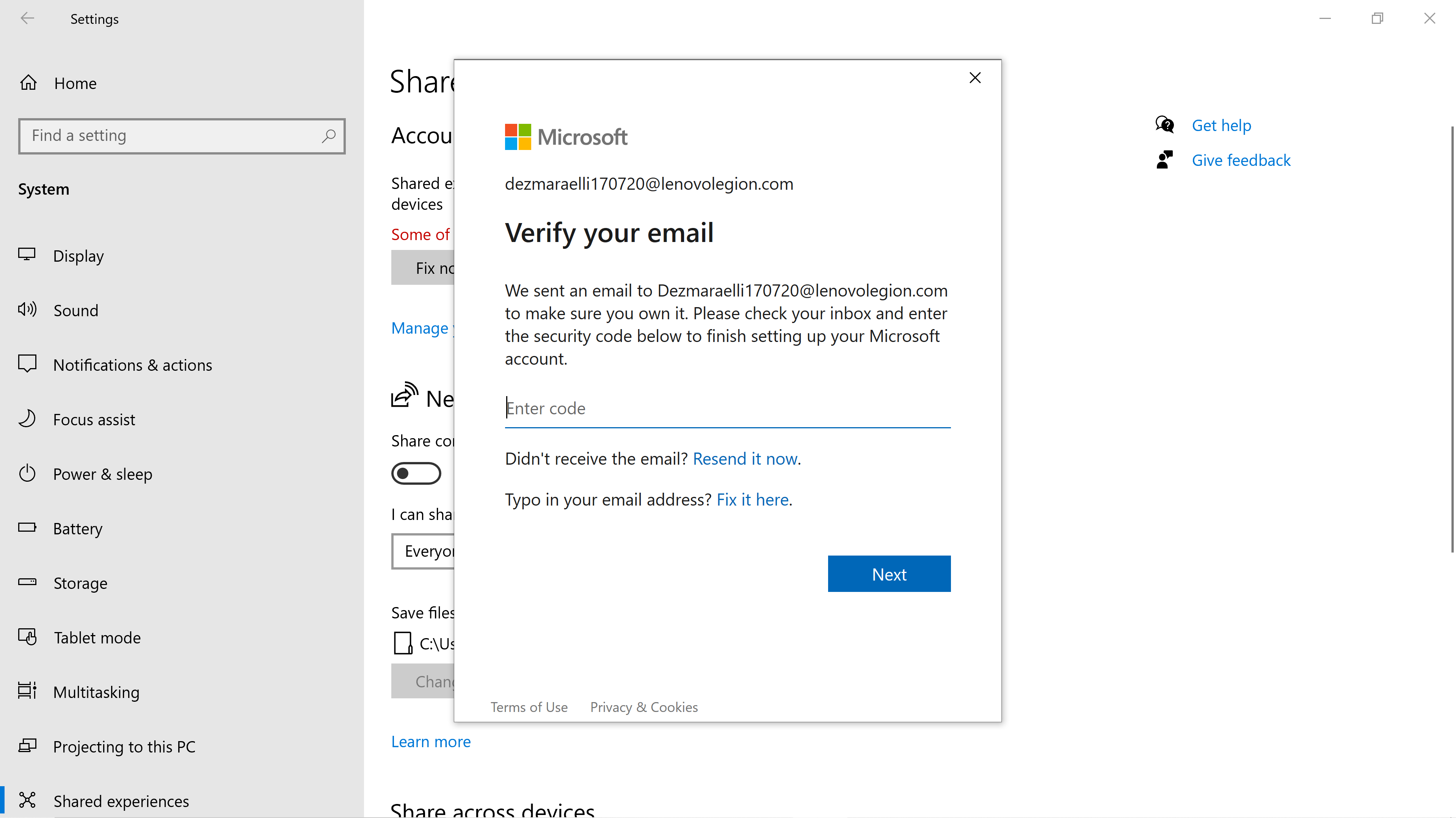 Unable To Access Newly Created Microsoft Account - Microsoft Community