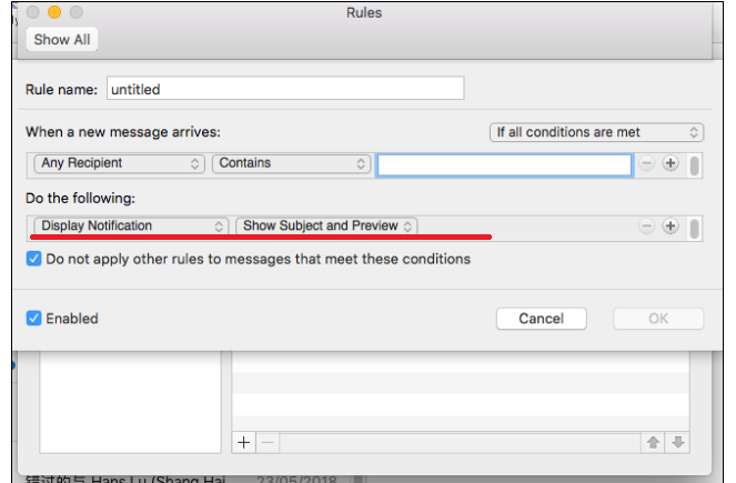 Outlook Mac 2016 Desktop Notification For Subfolders