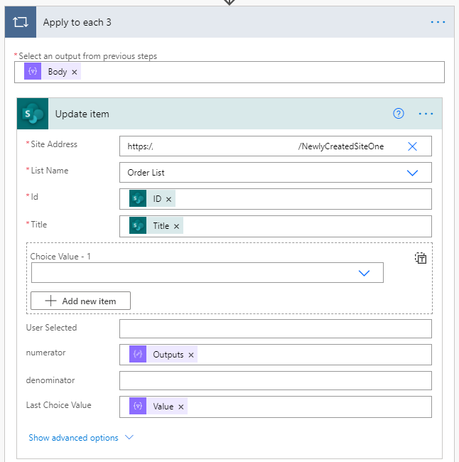 Teams Lists App - creating a calculated column base on a 