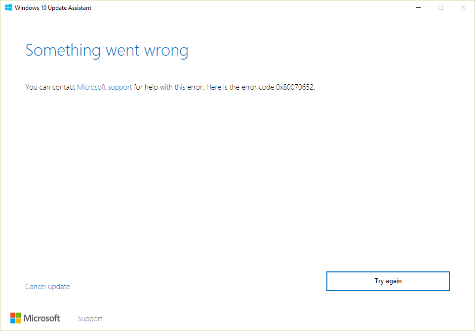 An Error Code Shows 0x When I Go To Update Windows 10 Microsoft Community