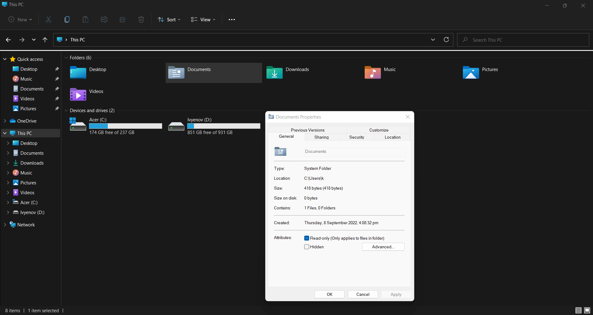 Windows 11 Location Path problem - Microsoft Community