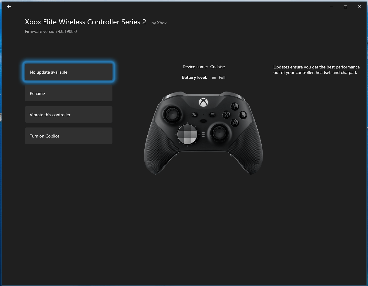 Xbox elite controller clearance support