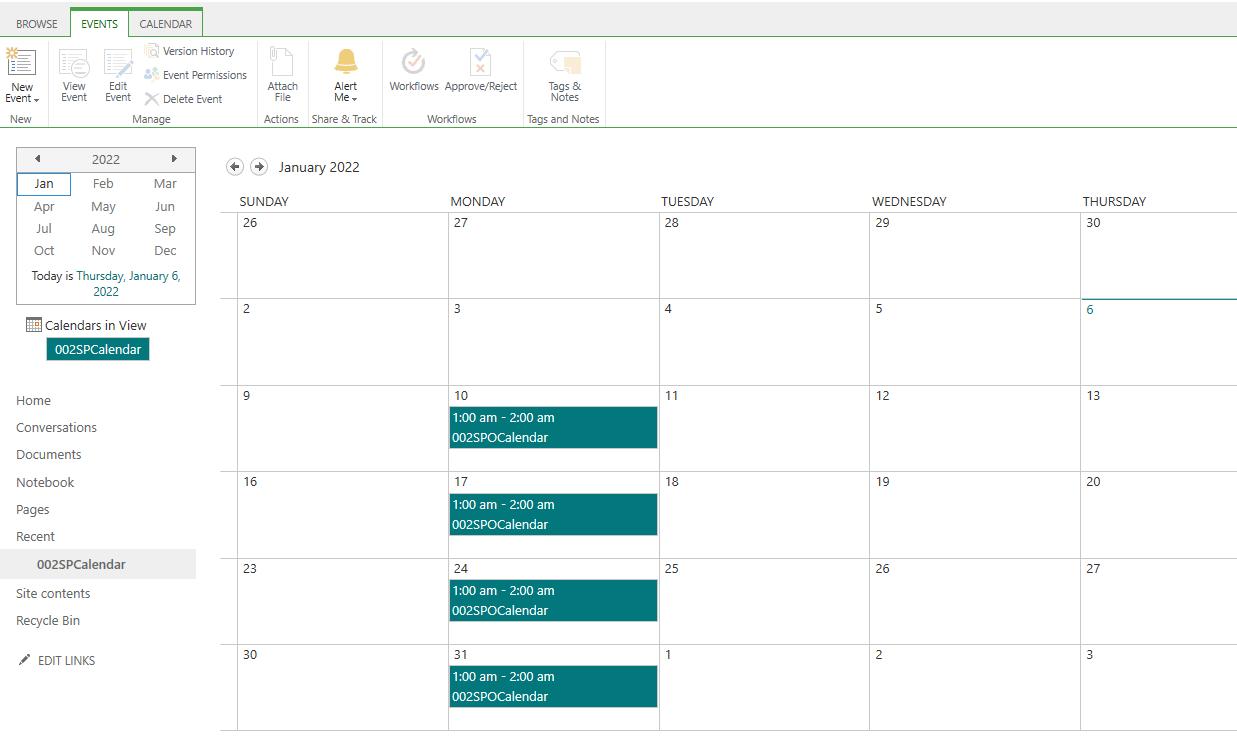 Sharing Calendars to SharePoint Calendar - Microsoft Community