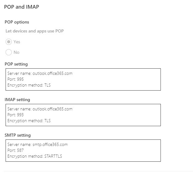 Using POP3 to Gmail when Office 365 account has Multifactor 