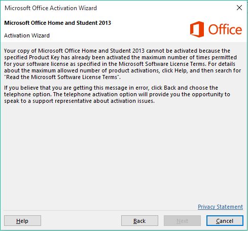 Can I Reuse A Microsoft Office Home And Student 13 Product Key Microsoft Community