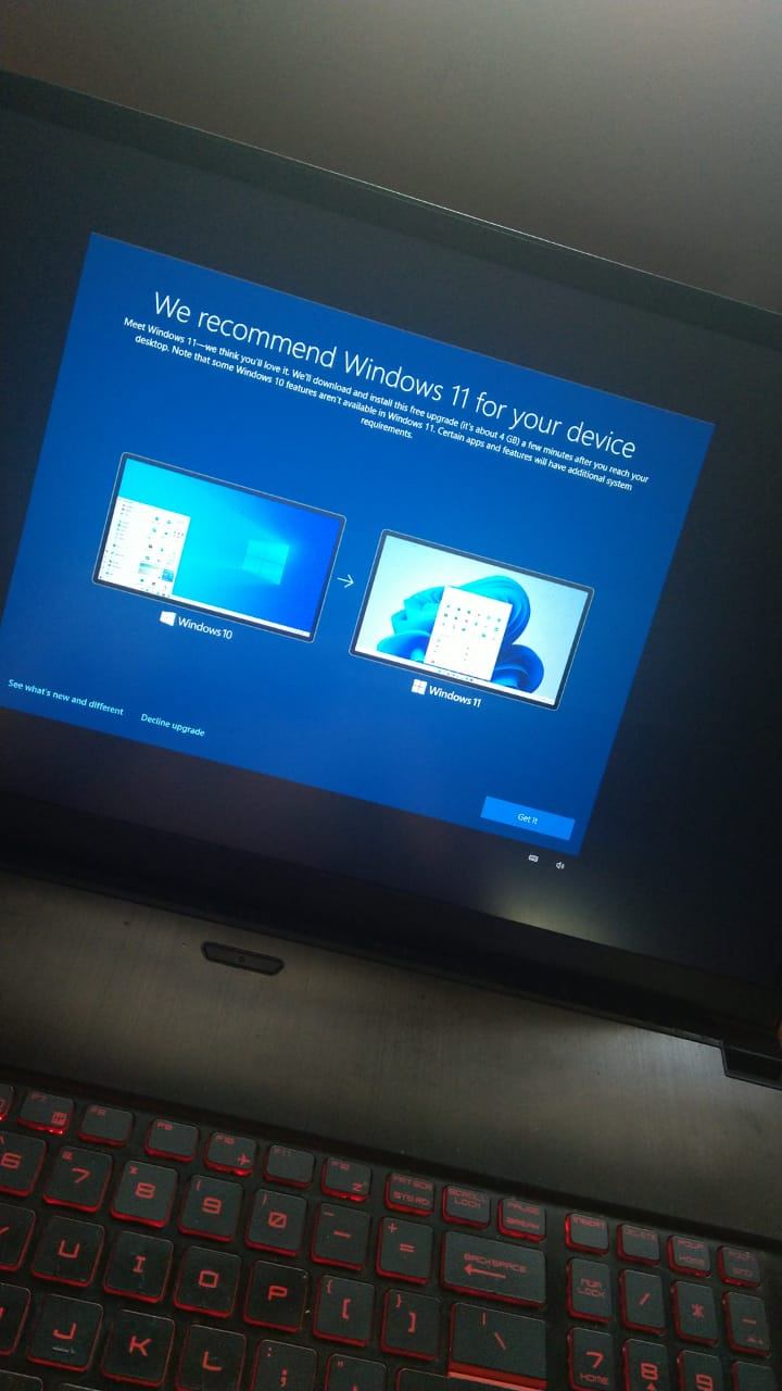 Upgrade para o Windows 11