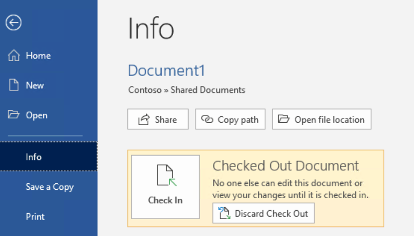 Check out or check in files in a document library - Microsoft Support