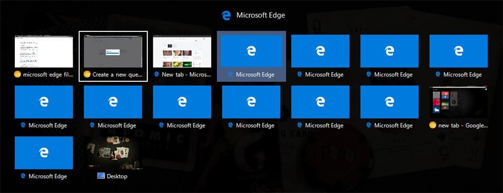 Single Microsoft Edge Tab Displays Multiple Alttab Items Microsoft 7461