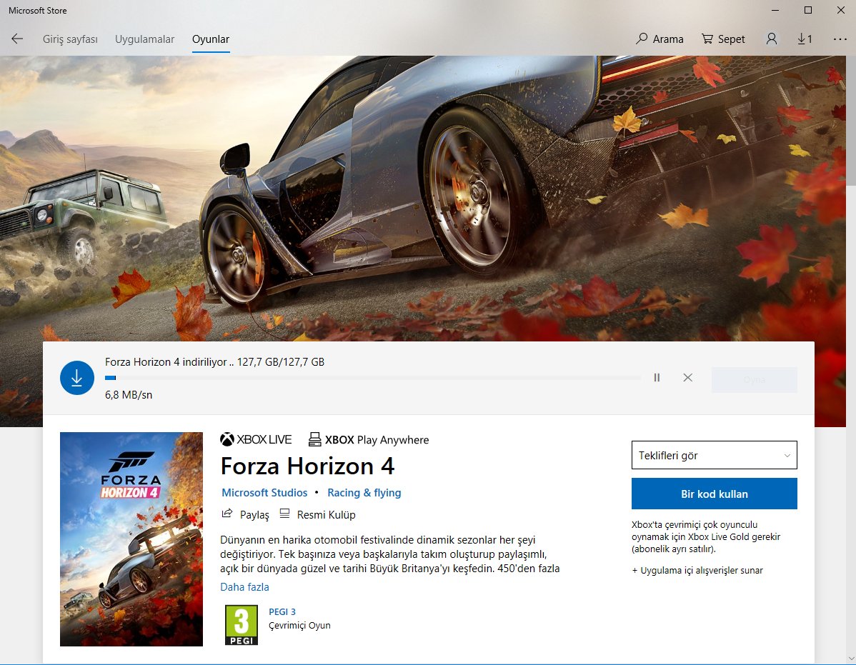 horizon 4 microsoft store