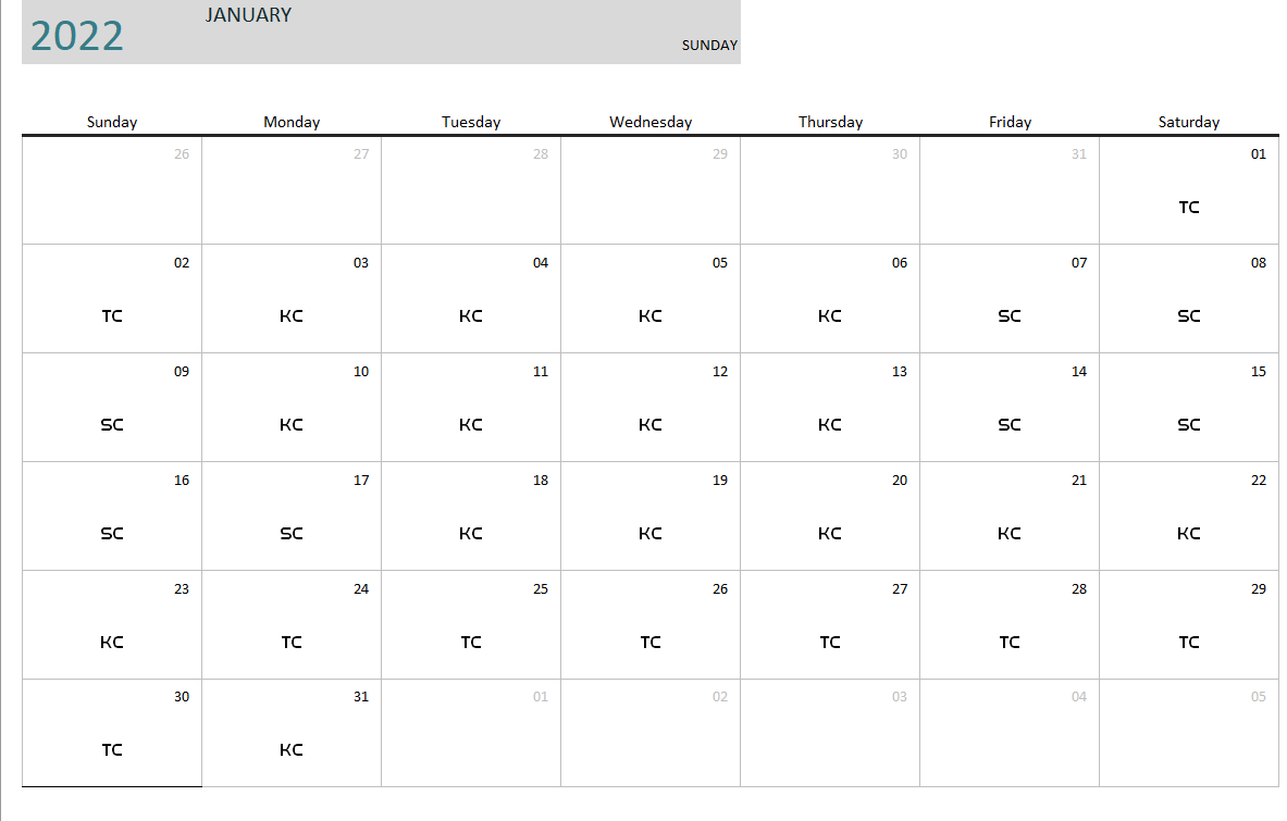 Excel tracker and calendar - Microsoft Community