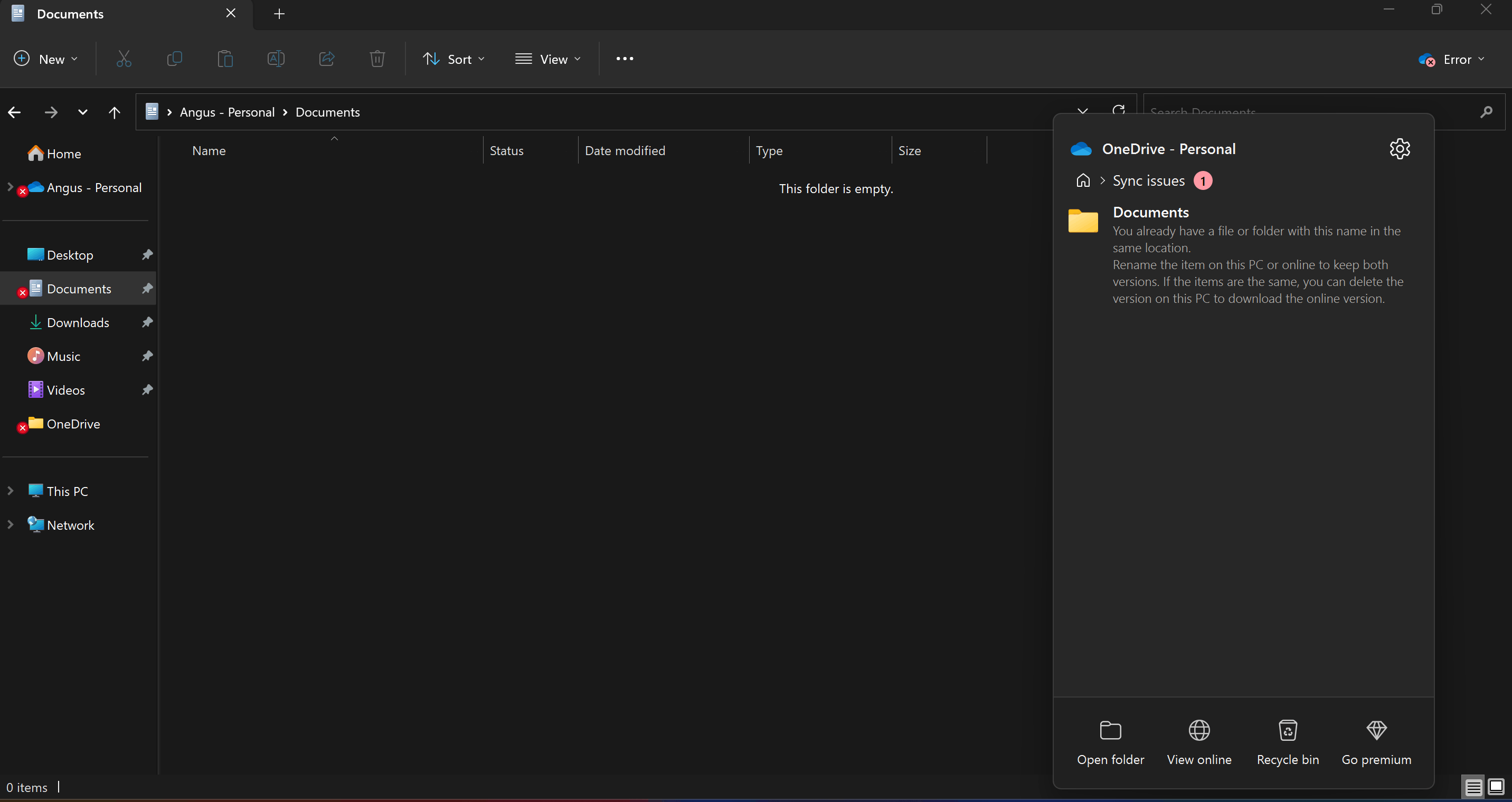 how do I make a make a local documents folder? - Microsoft Community