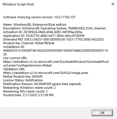 Windows 10 License Activation For Enterprise Ltsc Evaluation Vm Microsoft Community