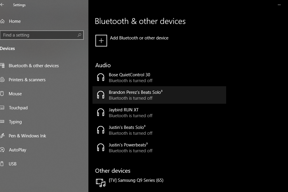 My bluetooth isn't working : Ask the system questions