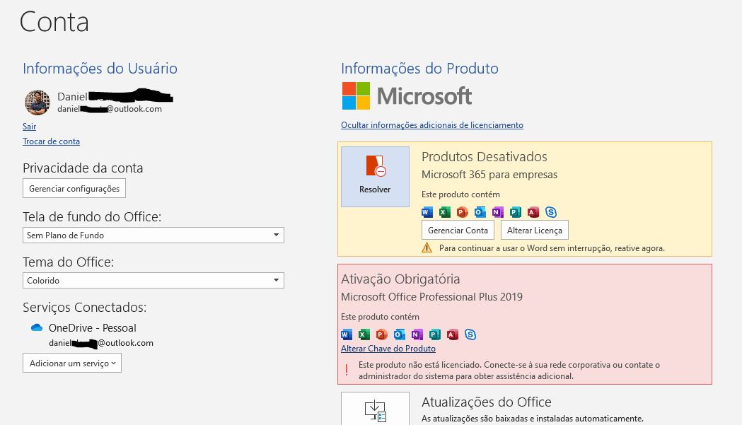 Ativação de Assinatura Office 365 Family - Microsoft Community