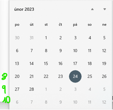 Calendar week number in Calendar bar on clock - Microsoft Community
