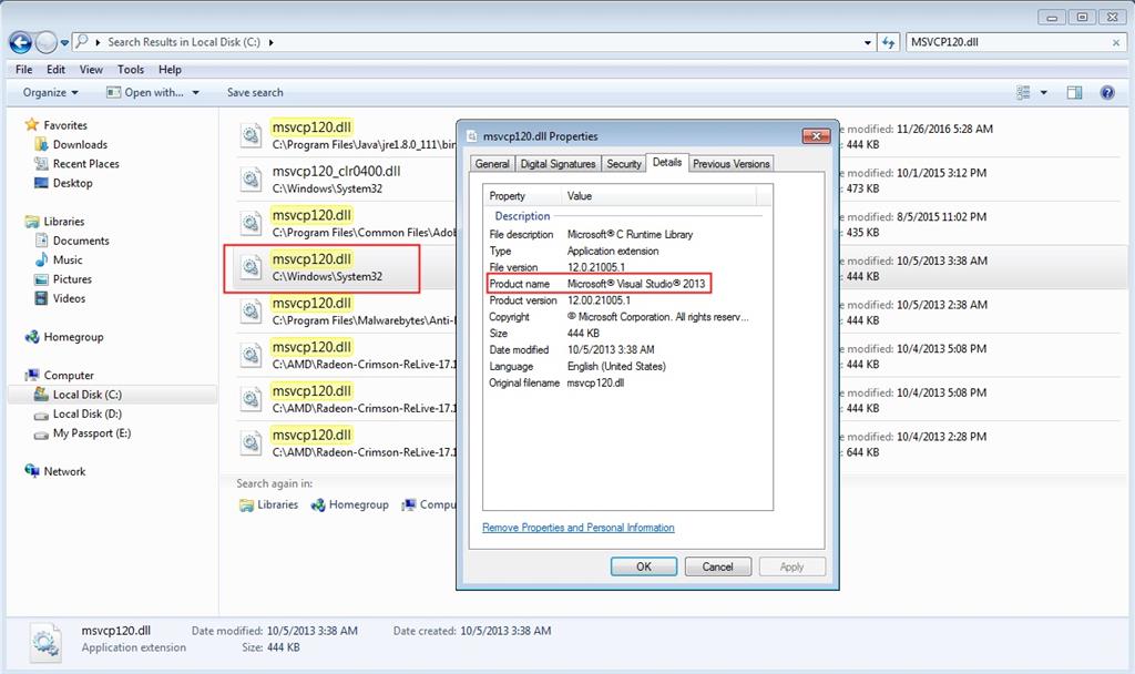 Missing Msvcp1 Dll File Microsoft Community