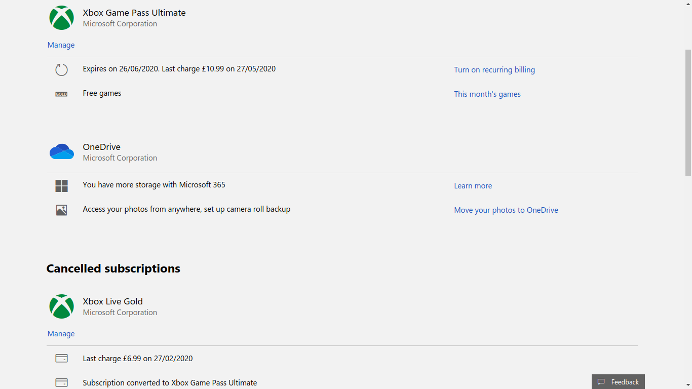 microsoft game pass gold