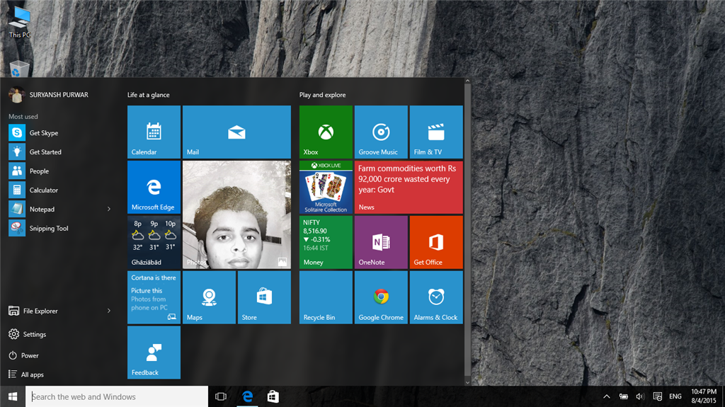 Tile is not unpinned from start menu - Microsoft Community