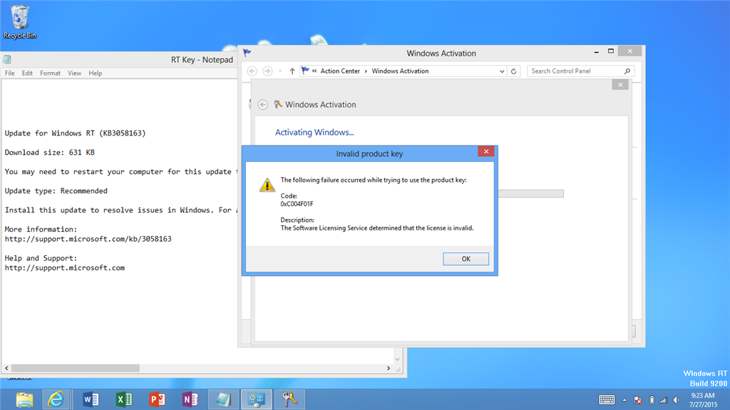 Surface Rt Loosing Activation State Microsoft Community