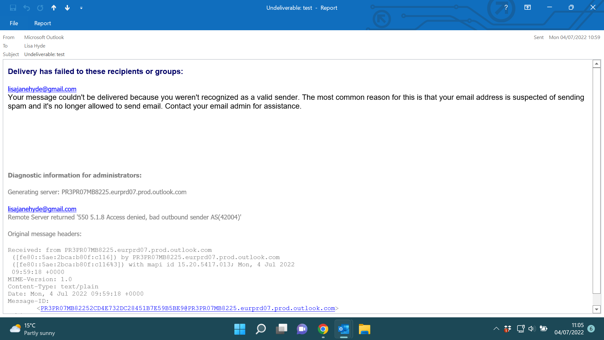 Suspected Spam - Incorrect - Microsoft Community