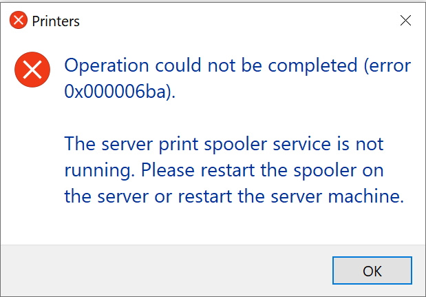 Cannot print from Dell laptop to shared printer on desktop - Microsoft  Community
