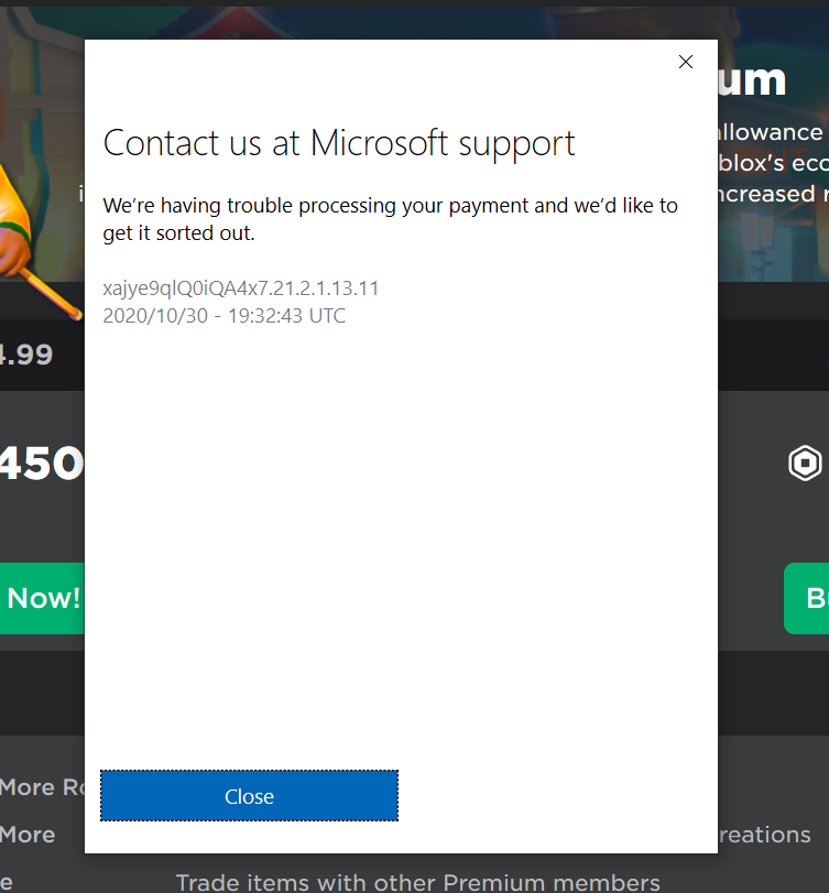 Roblox Contact Us Problem - Microsoft Community