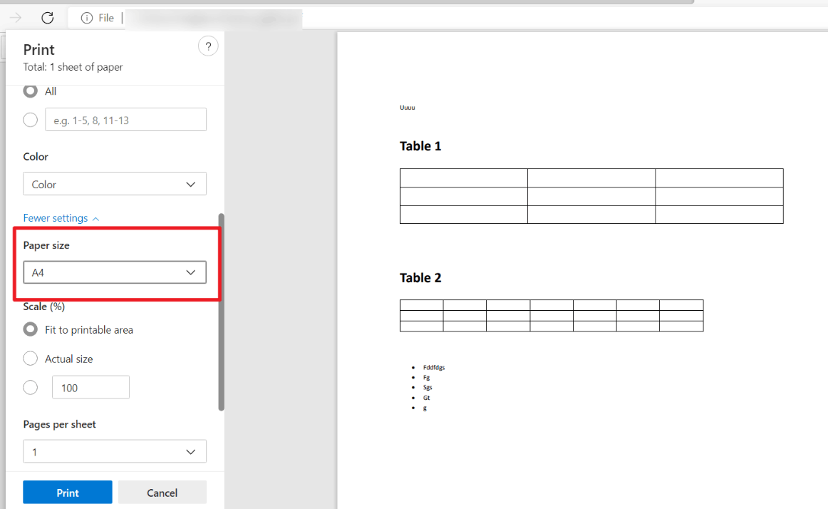 comment imprimer un document excel a4 en a3