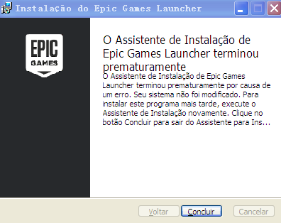 Erro da Epic Games: o aplicativo já está sendo executado - Jogo não roda ou  dá erro - Clube do Hardware