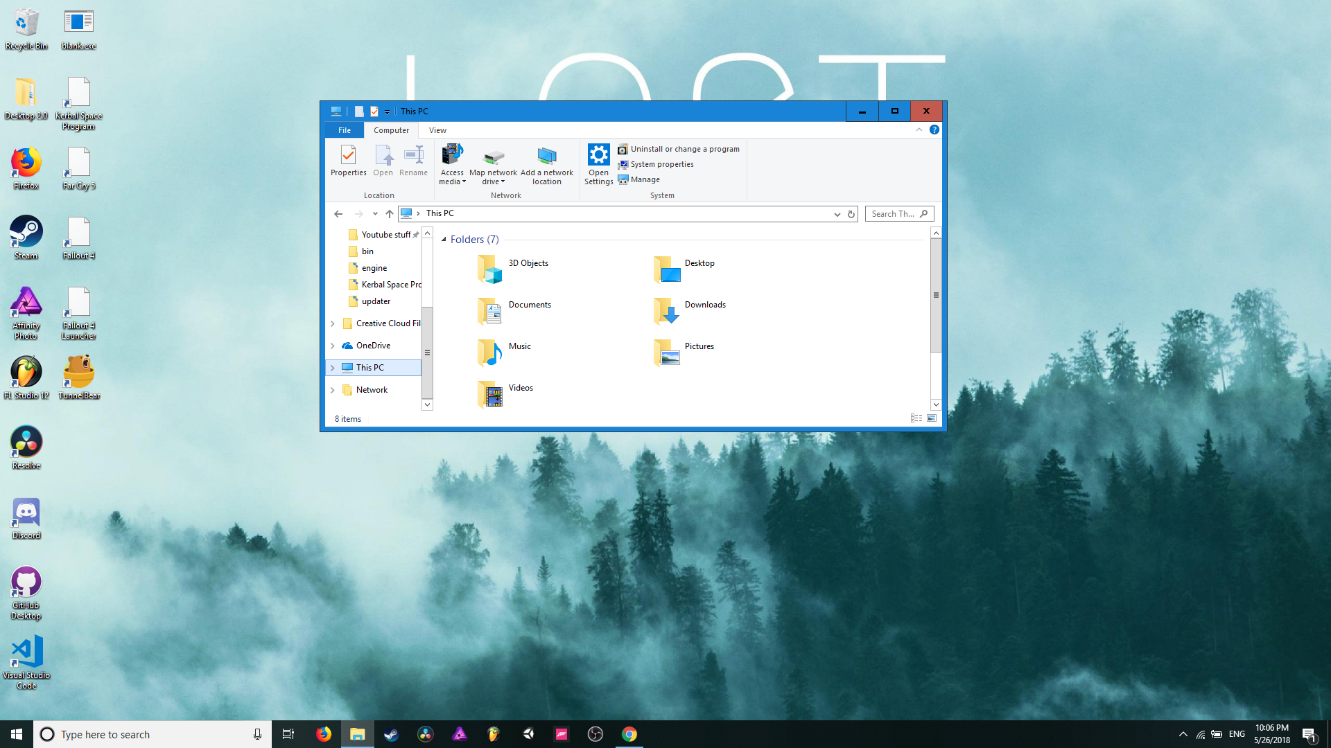 Blue Outline Windows 10