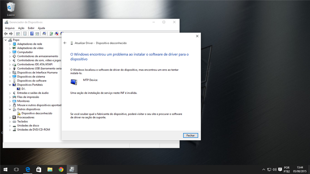 Dispositivo Desconhecido No Windows 10! - Microsoft Community