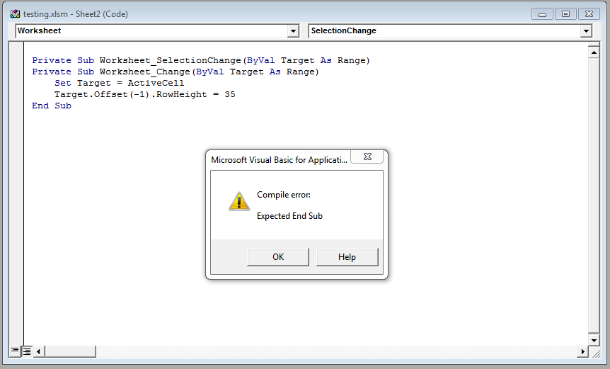 AutoFit Row minimum row height. Microsoft Community