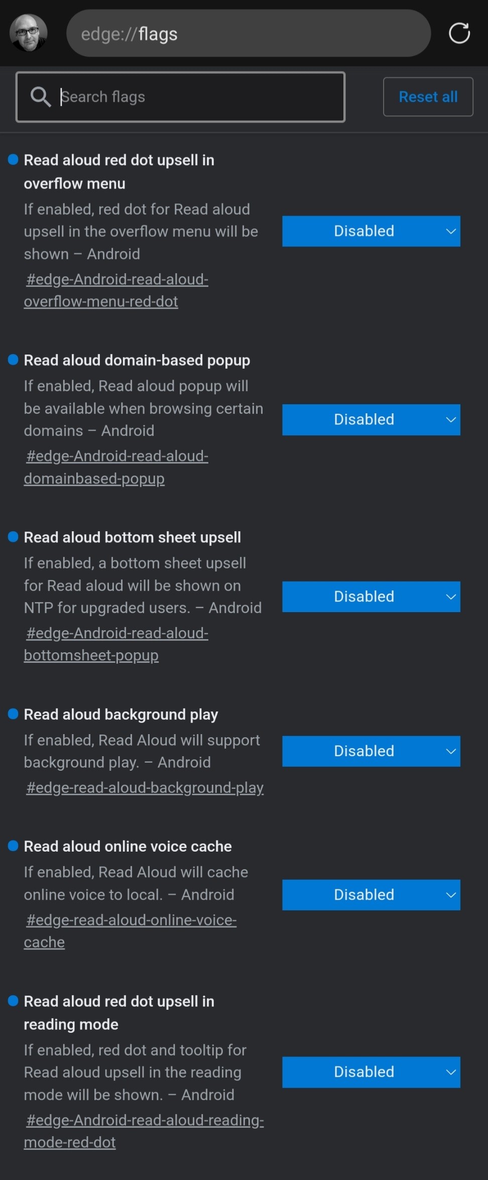 Remove Read Aloud button Edge for Android - Microsoft Community