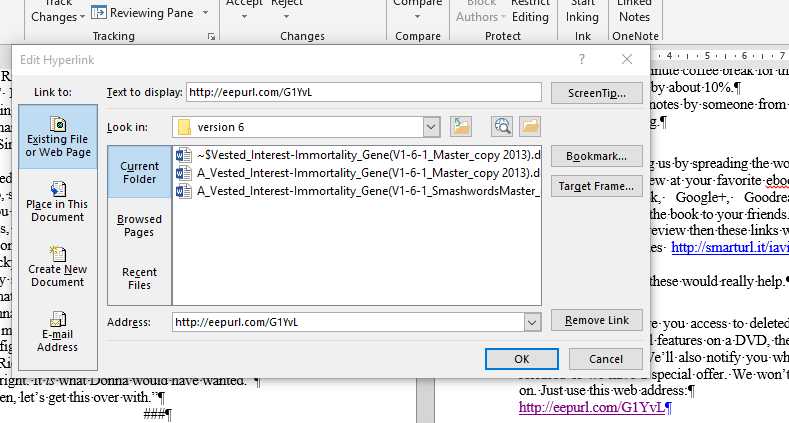 Ms Word 2013 Bug Hovering Over A Link Fails To Show The Correct