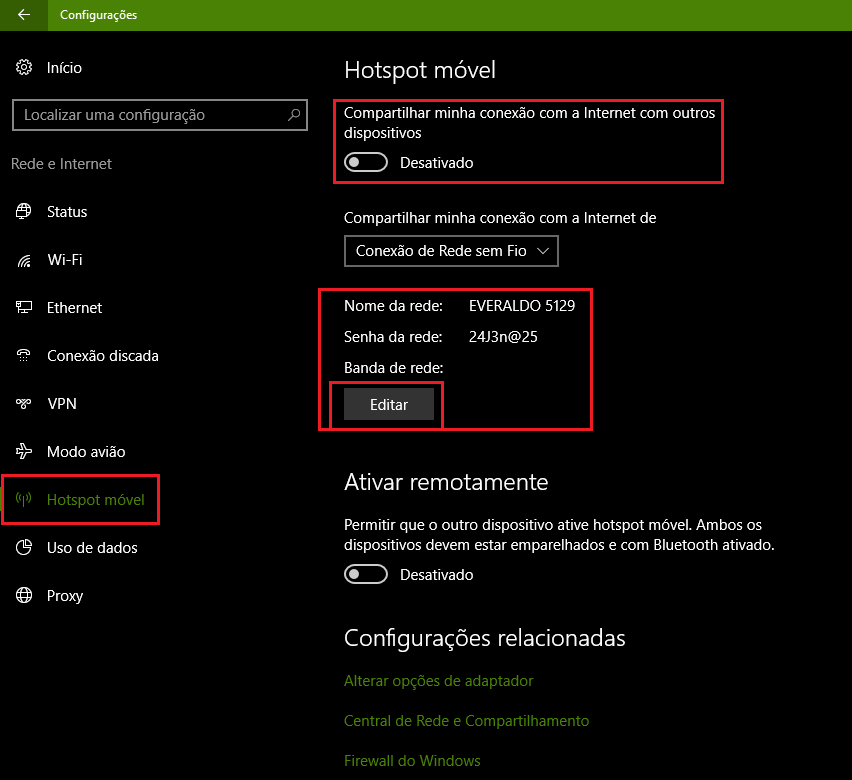 Configurando um Hotspot no Windows através do .:[CMD]:.