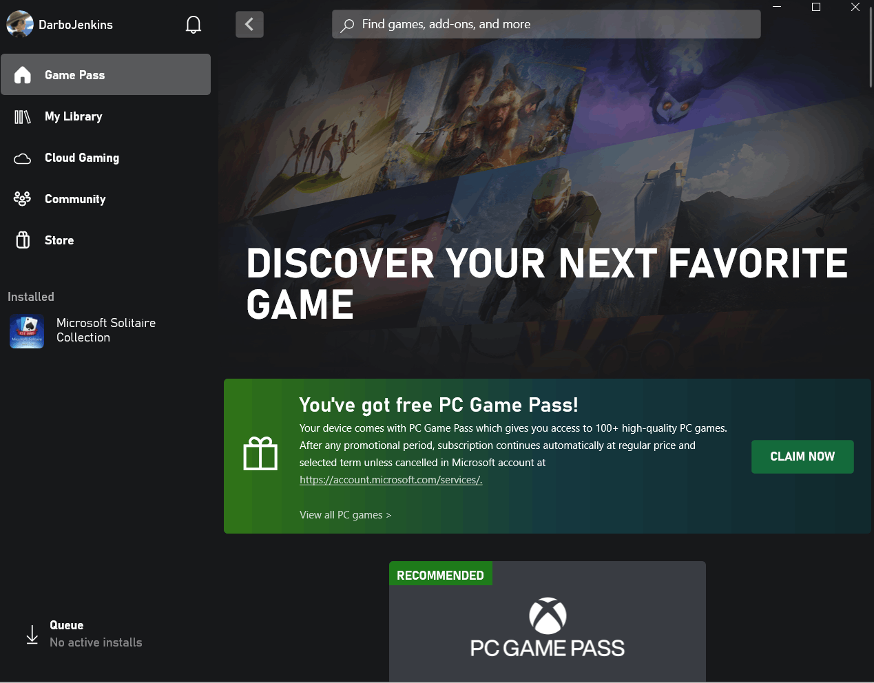 Need Help Redeeming Pc Game Pass That Is Included With My Laptop ...