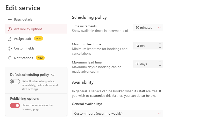 MS Bookings Timings Are Not Reflected According To The Business Hours ...