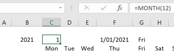 Excel Month Function Returns Wrong Month Microsoft Community