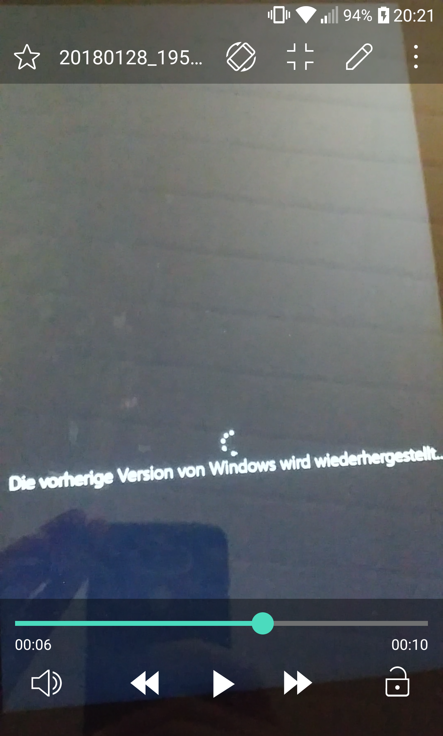 Tablet hängt in Dauerschleife nach neuestem Update fest