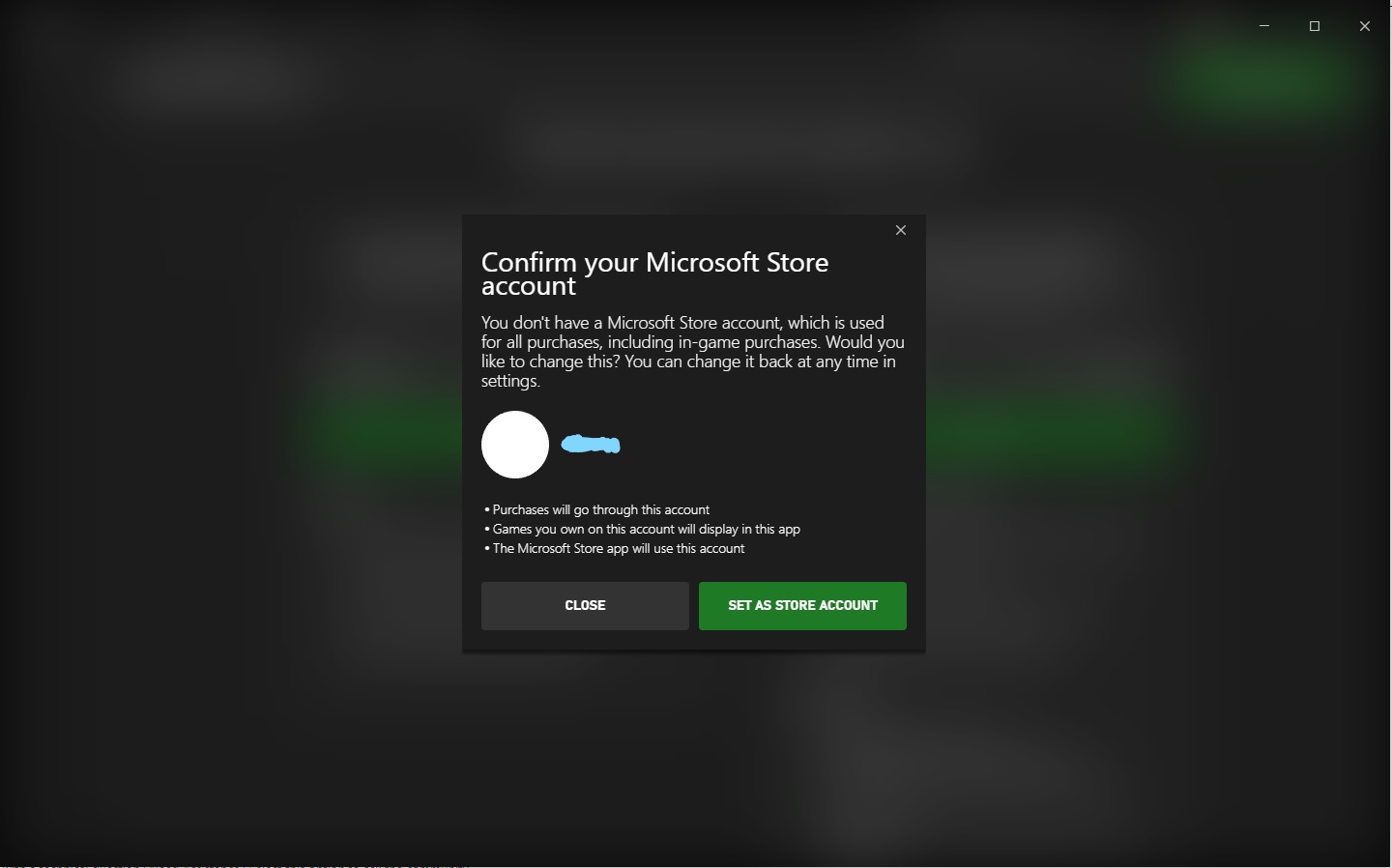 Xbox for PC (beta) and Microsoft store account