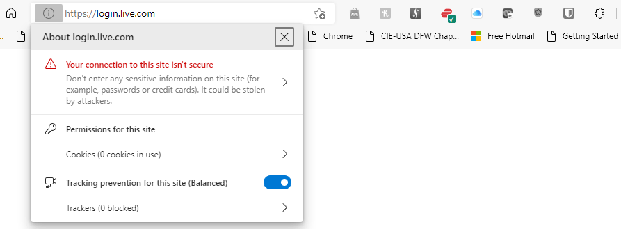 google chrome - Hotmail.com not working, throws error on desktop - Super  User